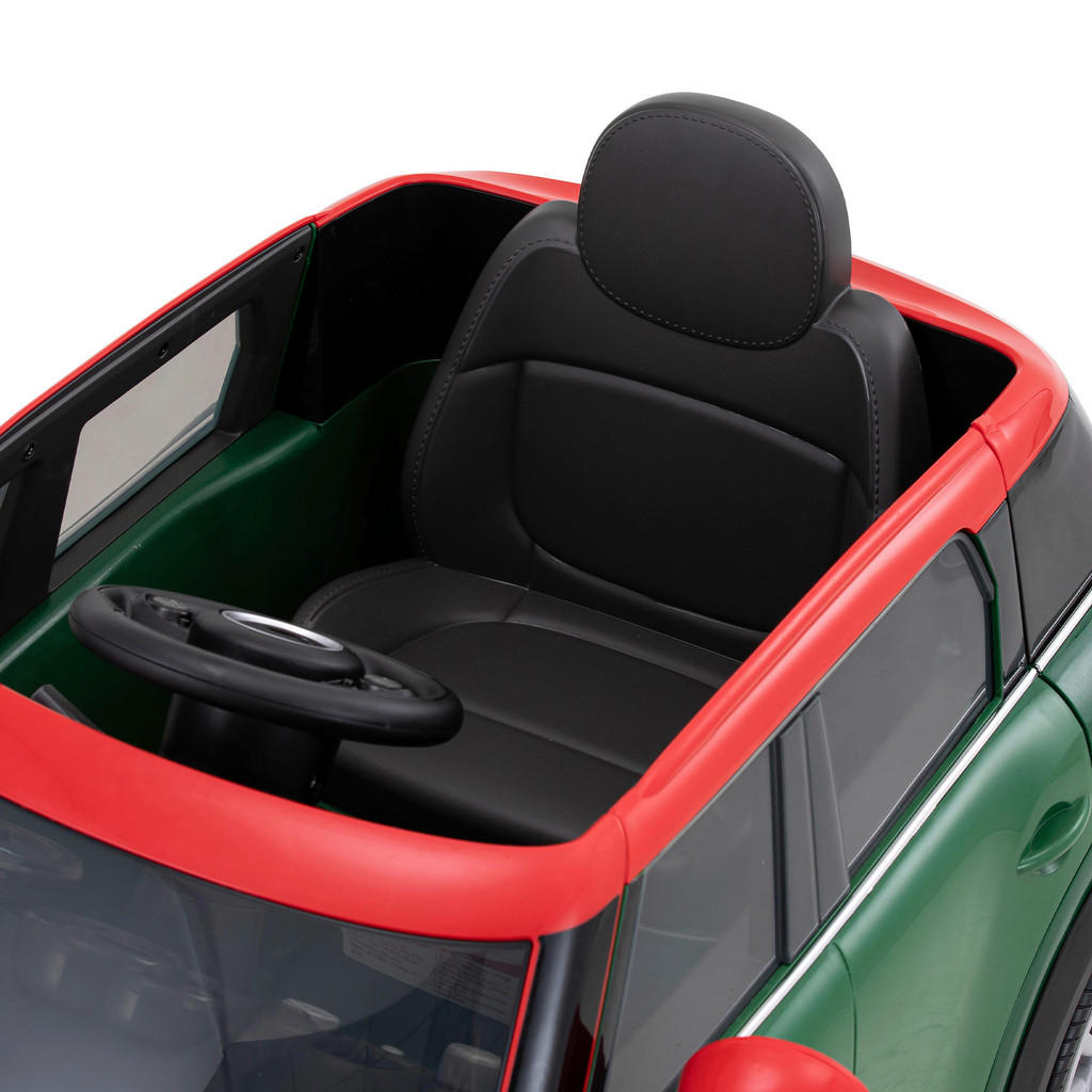 Thumbnail - Xxxl Elektro-Kinderauto, Grün, Rot, Schwarz, Metall, Kunststoff, Leder, Lederlook, Color-Finish-Leder, 105x53x58 cm, Spi...