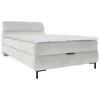 BOXBETT 120/200 cm  in Creme  - Creme/Schwarz, Konventionell, Holz/Holzwerkstoff (120/200cm) - Xora