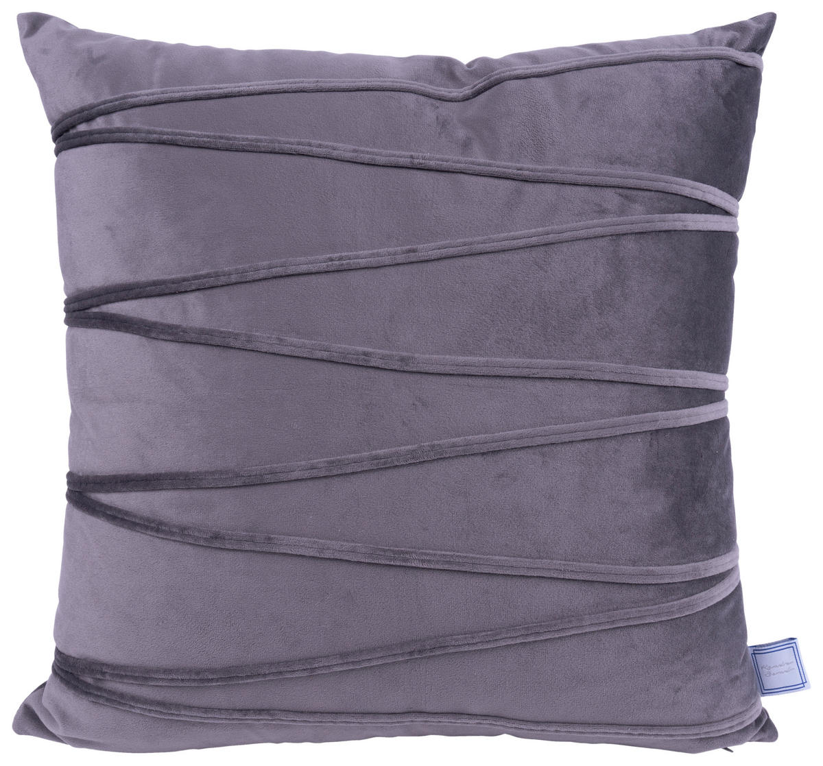 ZIERKISSENSET 2-teilig 30x45/50x45 cm  - Graphitfarben, KONVENTIONELL, Textil (30x45/50x45cm)