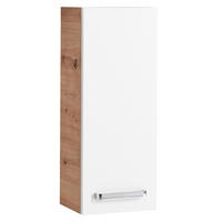 HÄNGESCHRANK 25/63/20 cm  - Chromfarben/Weiß, KONVENTIONELL, Holzwerkstoff (25/63/20cm) - Xora