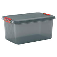 AUFBEWAHRUNGSBOX 39/28/59 cm     - Orange/Grau, KONVENTIONELL, Kunststoff (39/28/59cm) - Keter