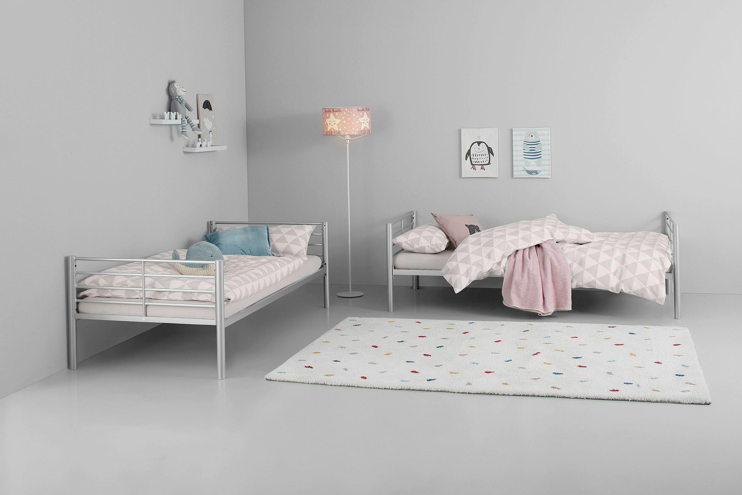 HOCHBETT 90/208 cm,  in Silberfarben,  - Silberfarben, Design, Metall (90/208cm) - MID.YOU