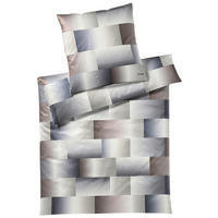 BETTWÄSCHE Makosatin 200/220 cm  - Anthrazit/Braun, Design, Textil (200/220cm) - Joop!