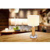 LED-TISCHLEUCHTE TAUGUS   - Dunkelbraun/Naturfarben, Design, Holz/Kunststoff (25kg)