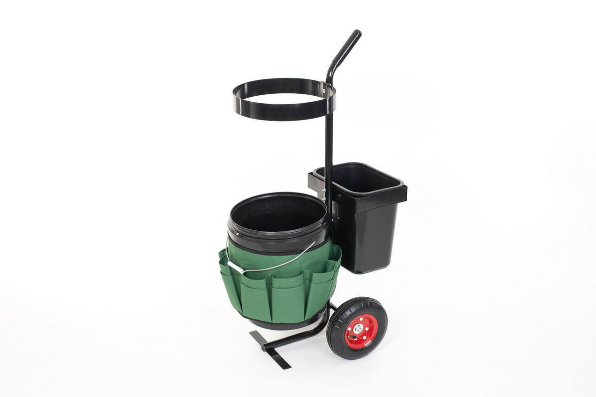 GARTENKARRE - Schwarz, KONVENTIONELL, Metall (56/104/40cm) - Ambia Garden