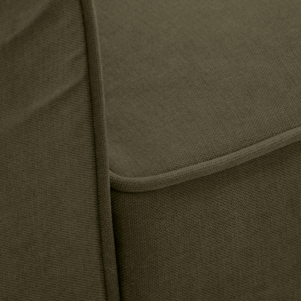 2,5-SITZER Chenille Dunkelgrün  - Dunkelgrün/Schwarz, KONVENTIONELL, Kunststoff/Textil (196/88/86cm) - Carryhome