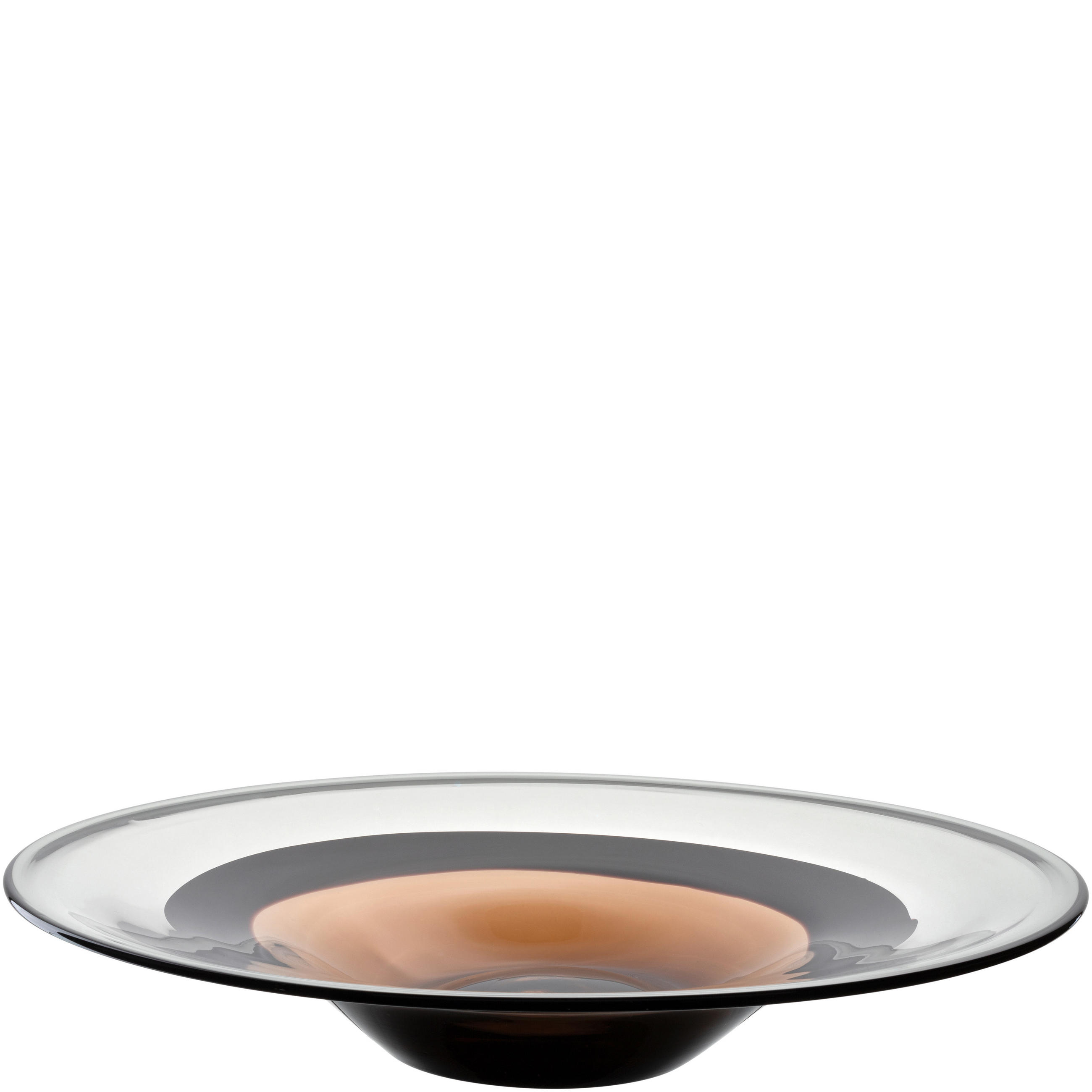 DEKOSCHALE - Schwarz/Braun, Basics, Glas (40/7,5/40cm) - Leonardo