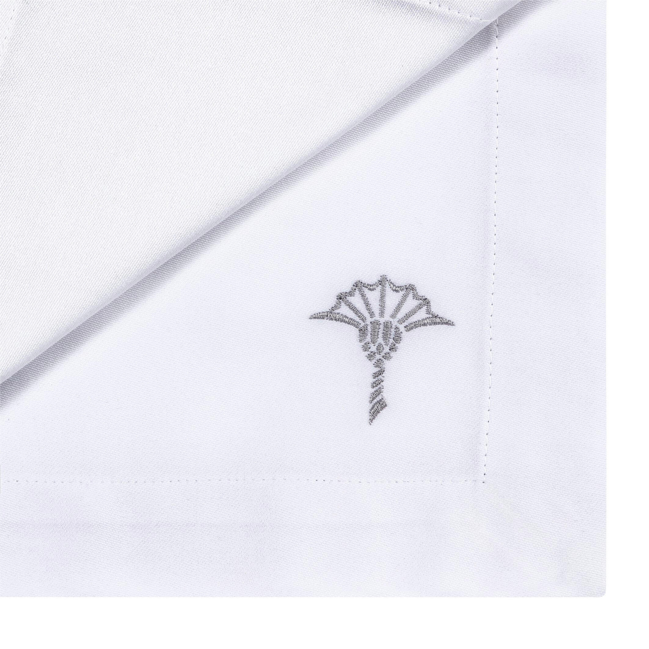 BĚHOUN NA STŮL, 50/160 cm, barvy stříbra, bílá - bílá/barvy stříbra, Design, textil (50/160cm) - Joop!
