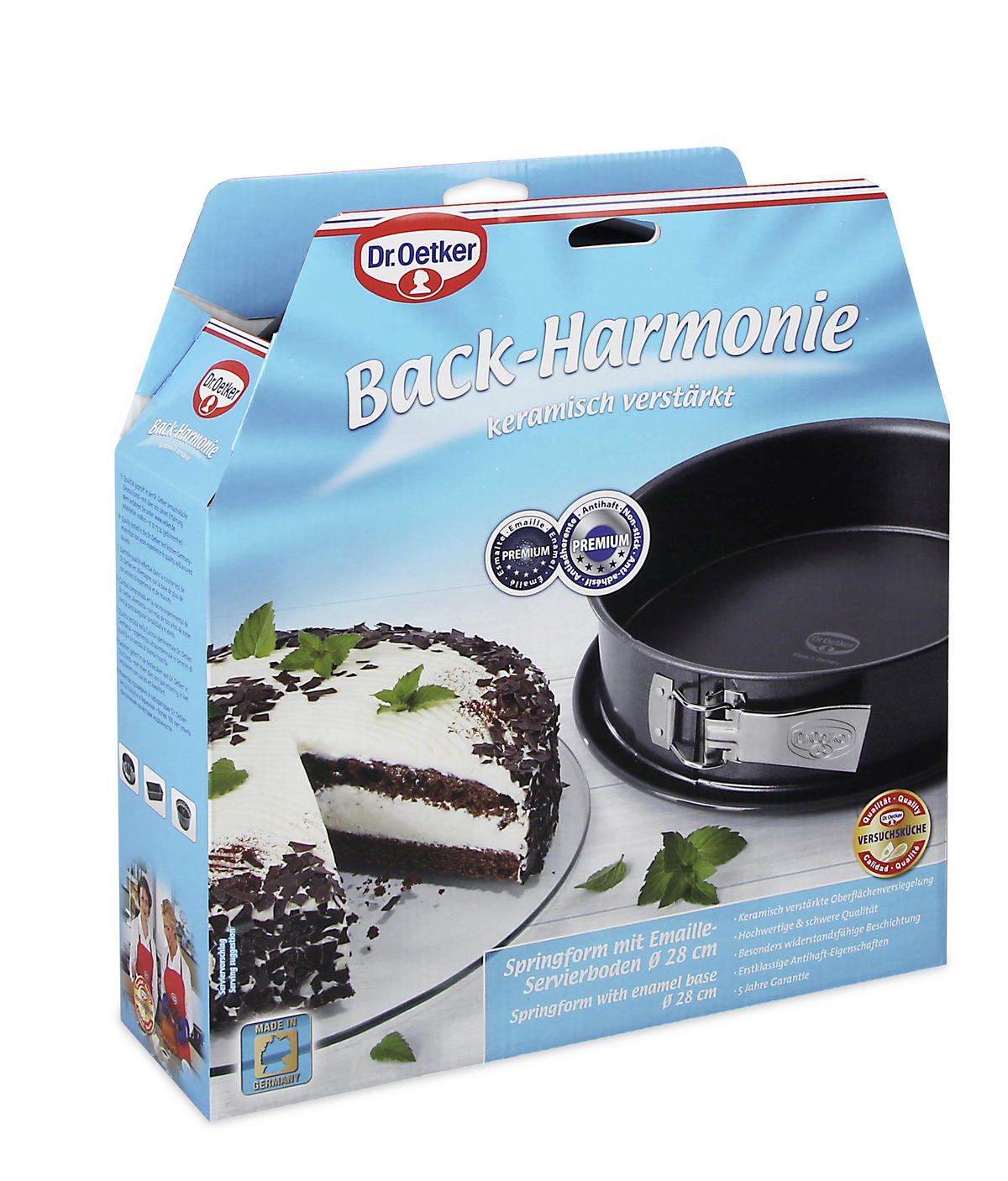 SPRINGFORM  - Grau, Basics, Metall (28/8cm) - Dr.Oetker