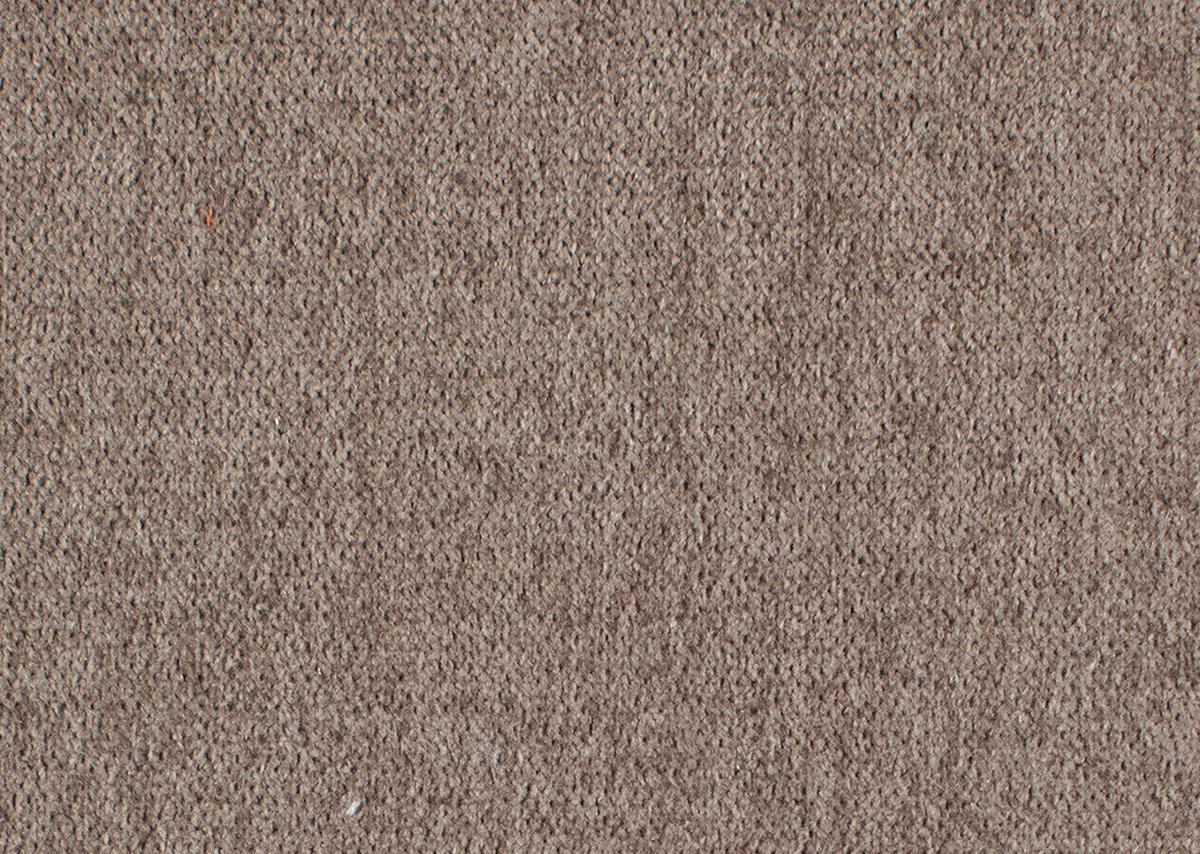 3-SITZER-SOFA in Chenille Hellbraun  - Hellbraun/Schwarz, Design, Textil/Metall (230/104/104cm) - Valdera