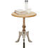 BEISTELLTISCH in Naturfarben, Nickelfarben - Naturfarben/Nickelfarben, Trend, Holz/Metall (46/46/61cm) - Ambia Home BEISTELLTISCH in Naturfarben, Nickelfarben - Naturfarben/Nickelfarben, Trend, Holz/Metall (46/46/61cm) - Ambia Home