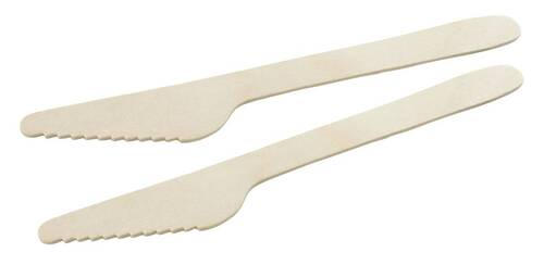 EINWEGMESSER - Birkefarben, Basics, Holz (16cm) - Fackelmann