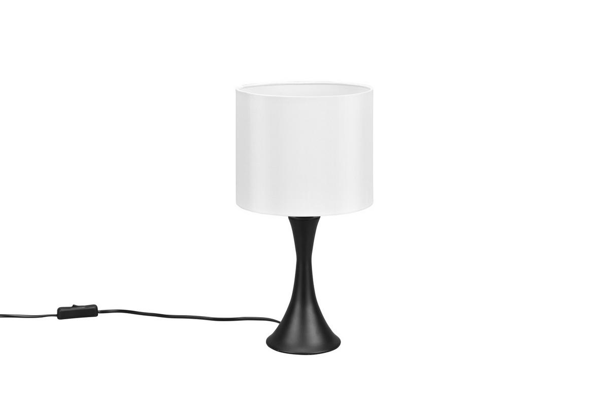 BORDSLAMPA Sabia 20/37,2 cm   - vit/svart, Basics, metall/textil (20/37,2cm) - Trio Leuchten