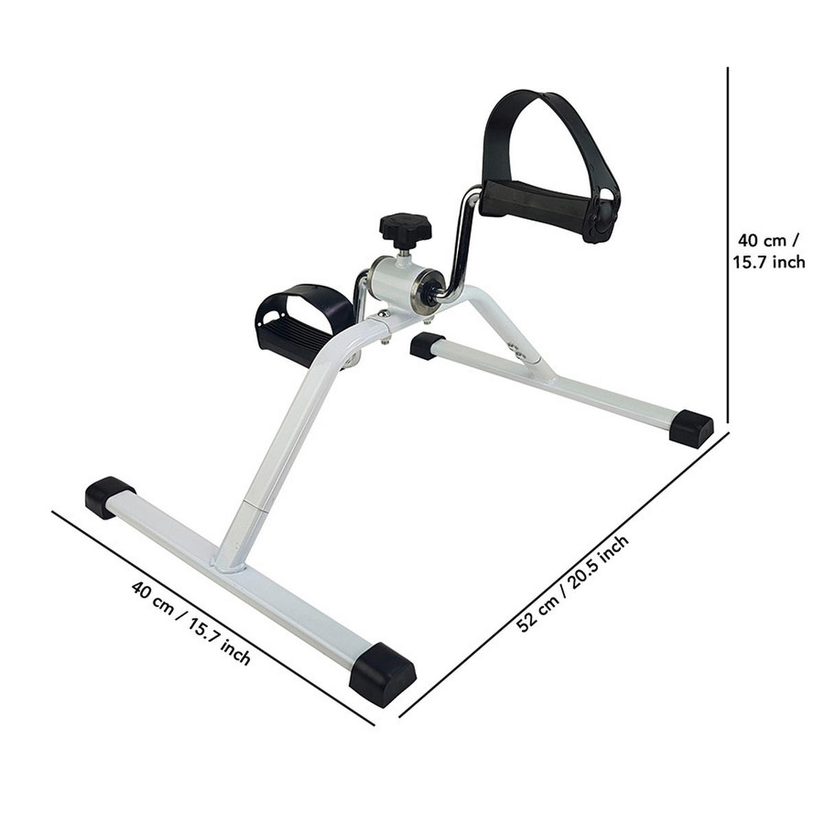 HEIMTRAINER - Schwarz/Weiß, KONVENTIONELL, Kunststoff/Metall