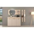 WANDSPIEGEL 150/78/17 cm in rechteckig - Eichefarben, Design, Glas/Holzwerkstoff (150/78/17cm) - Xora