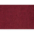 ECKSOFA in Webstoff Rot, Bordeaux  - Bordeaux/Rot, Design, Textil/Metall (184/284cm) - Dieter Knoll