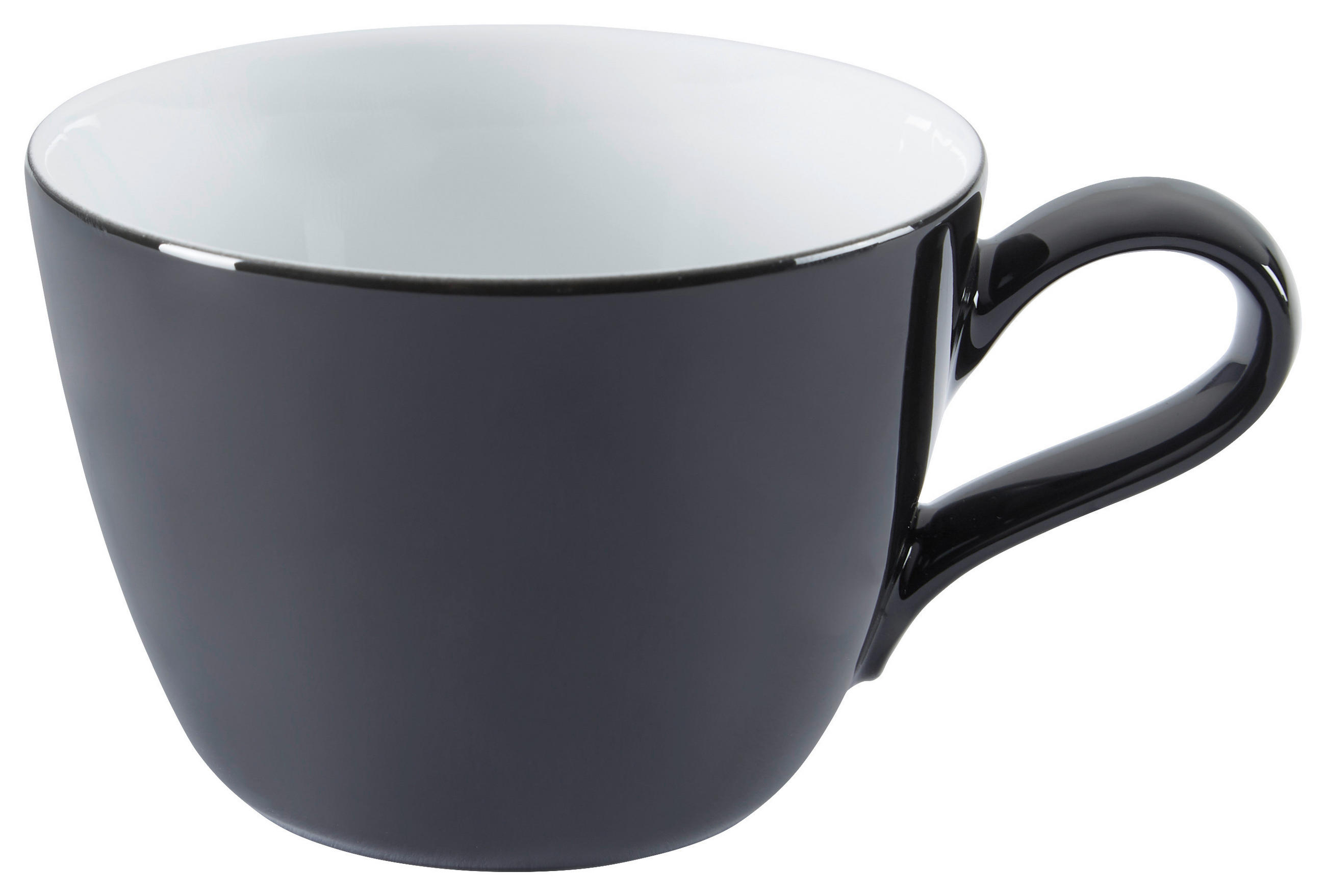 KAFFEETASSE Life Fashion Glamorous Black 240 ml  - Schwarz, Design, Keramik (0,24l) - Seltmann Weiden