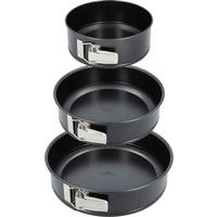 BACKFORMENSET Home Baking  - Schwarz, KONVENTIONELL, Metall - Birkmann