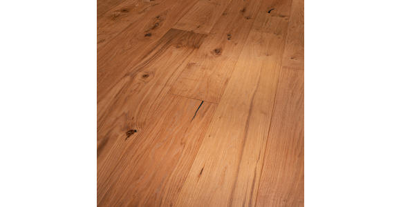 Landhausdiele Eiche limed per m² - Eichefarben, LIFESTYLE, Holz (188,2/19/1,4cm) - Ambiente
