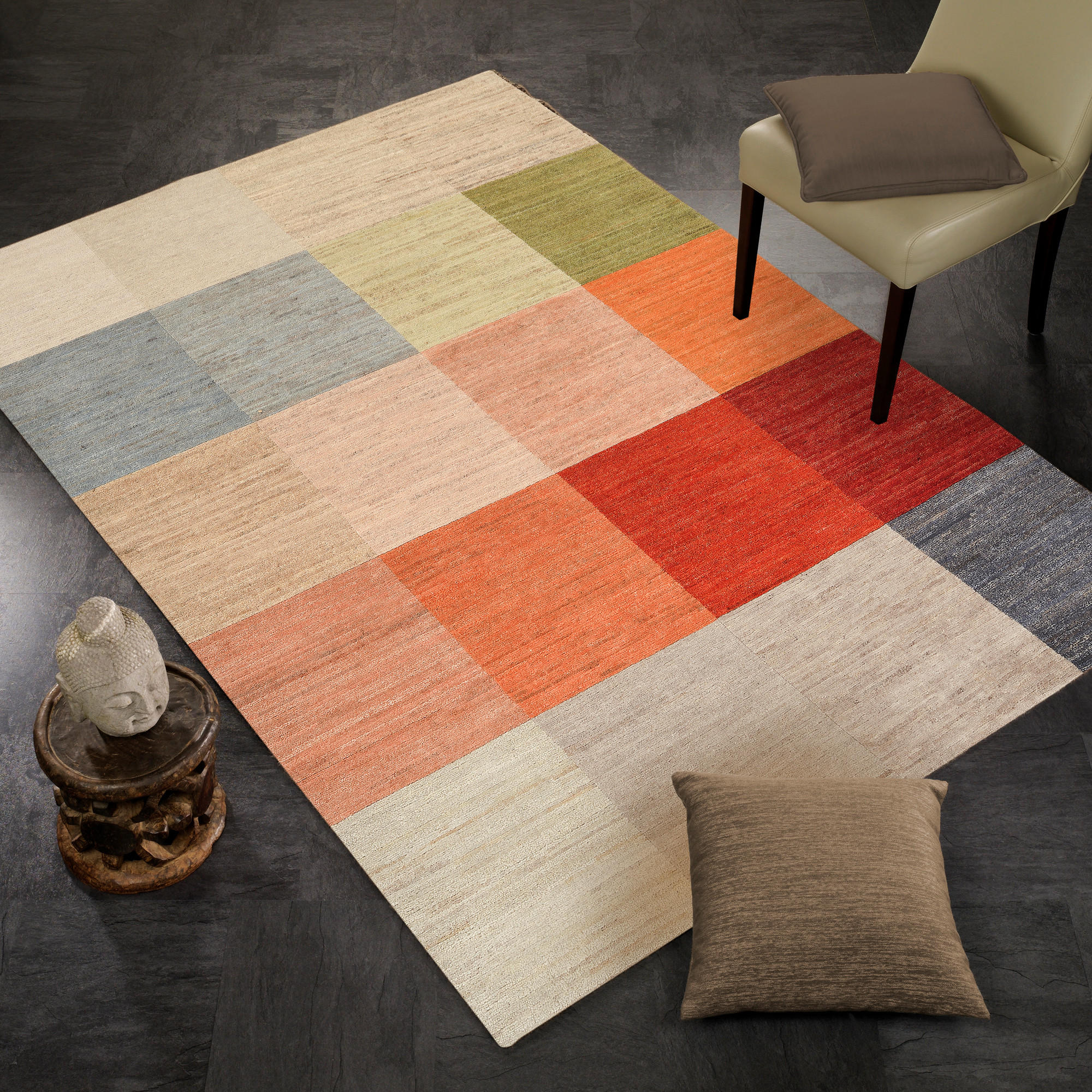 WOLLTEPPICH 140/200 cm Multicolor  - Multicolor, Natur, Textil (140/200cm) - Cazaris