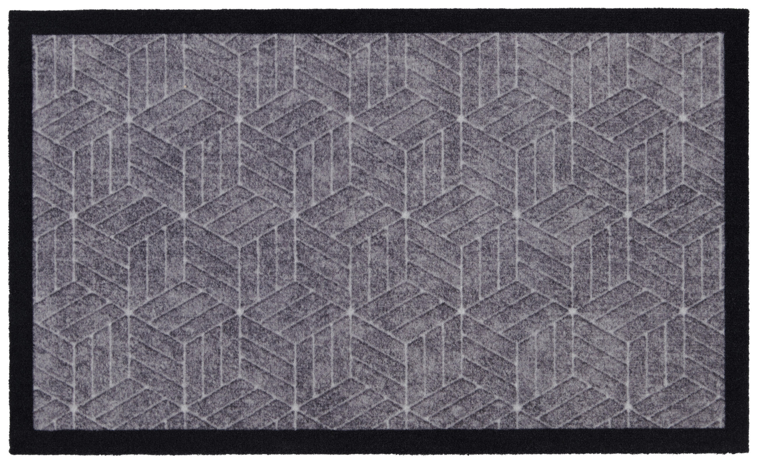 FUßMATTE 45/75 cm Cube  - Grau, KONVENTIONELL, Kunststoff/Textil (45/75cm) - Esposa