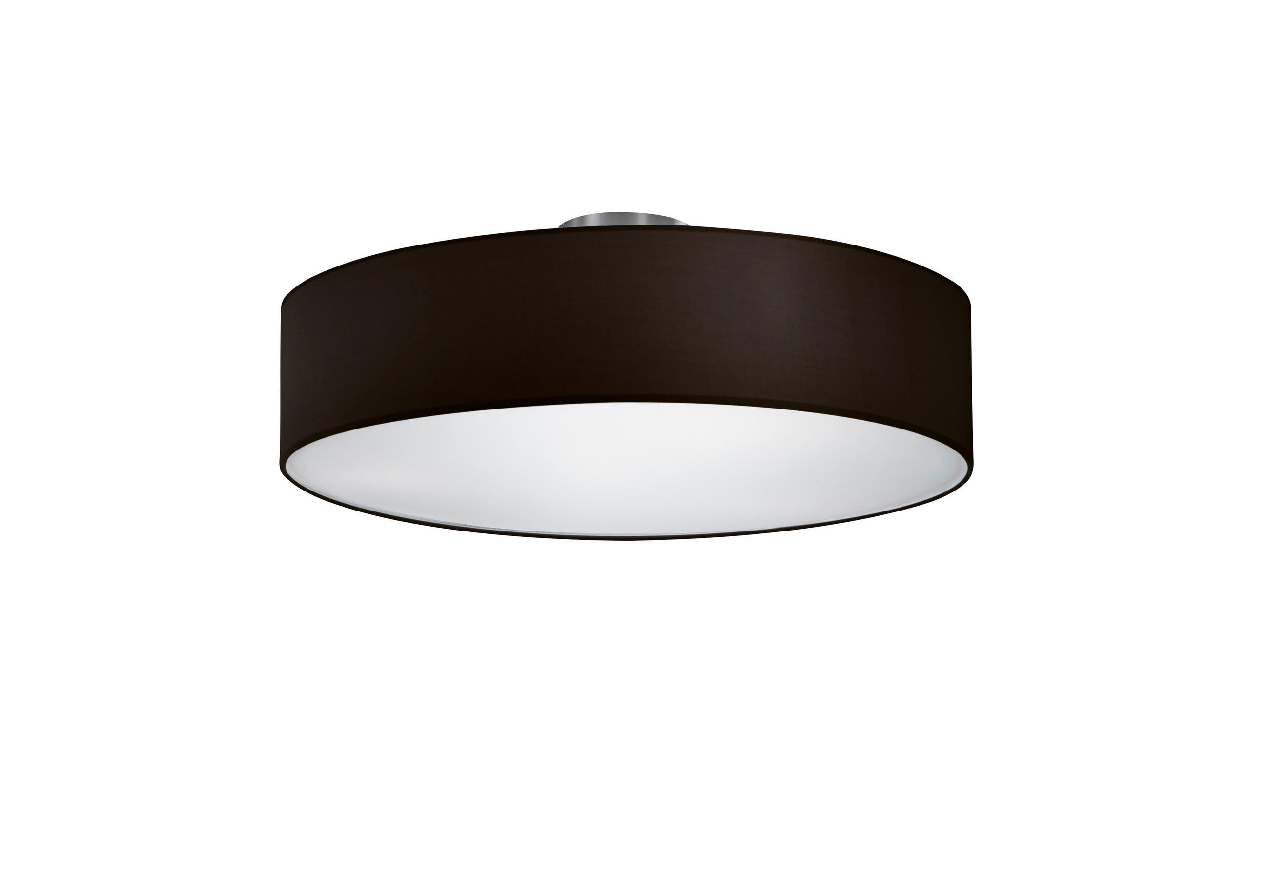 DECKENLEUCHTE Hostel 50/17 cm   - Nickelfarben, KONVENTIONELL, Metall (50/17cm) - Trio Leuchten