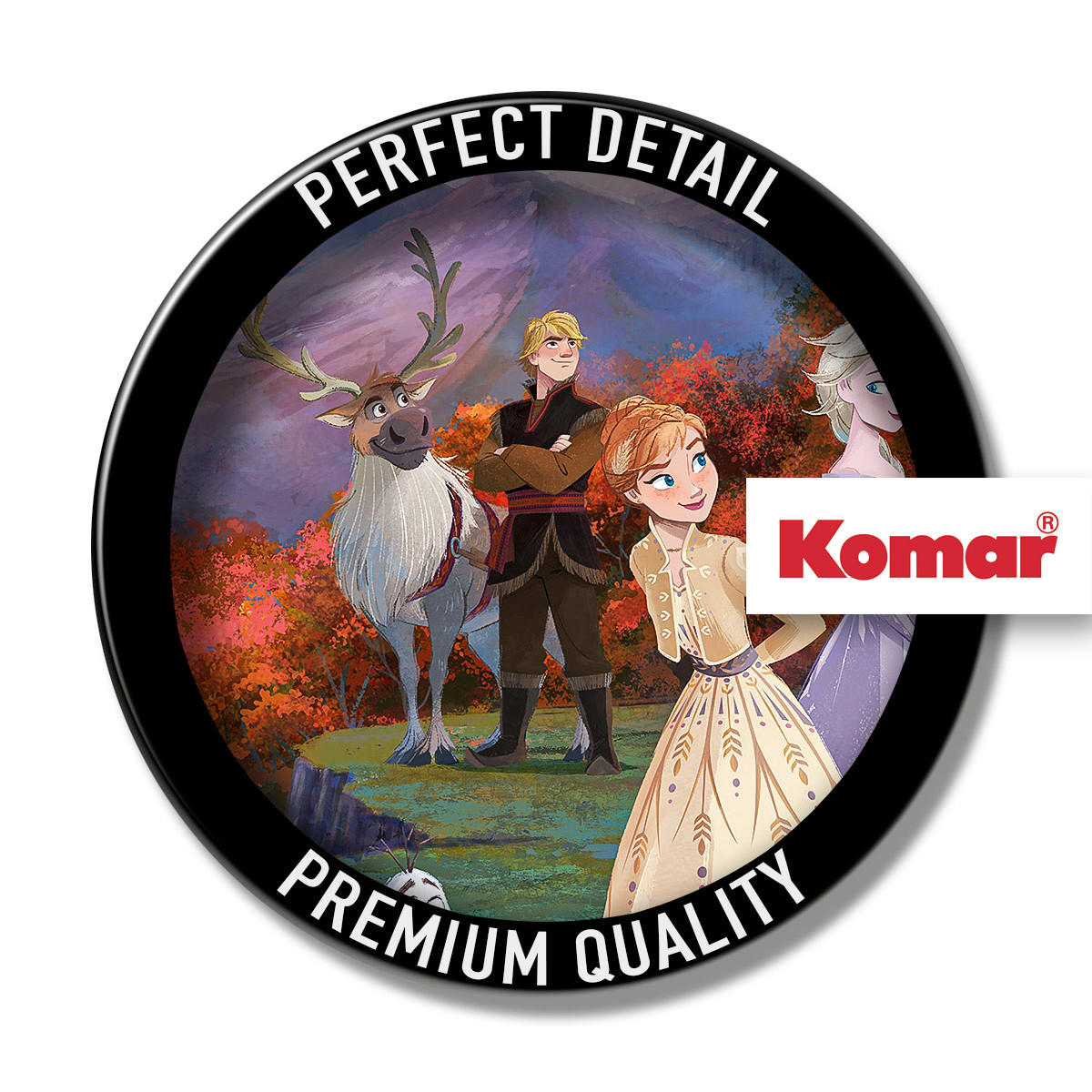 FOTOTAPET 184/254 cm  - lila/röd, Basics (184/254cm) - Komar