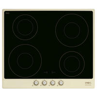 INDUKTIONSKOCHFELD SI764POM  - Creme/Schwarz, Basics, Glas/Metall (60/51/59,6cm) - SMEG