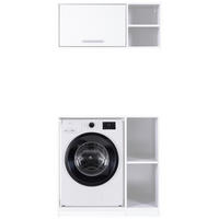 HAUSWIRTSCHAFTSRAUM 99/208/68 cm  in Weiß  - Weiß, MODERN, Holzwerkstoff (99/208/68cm) - home24