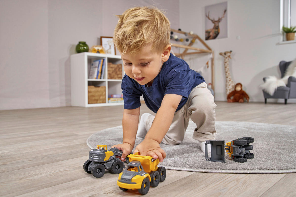 SPIELZEUGAUTO - Gelb/Multicolor, Basics, Kunststoff (7/19,50/25cm)