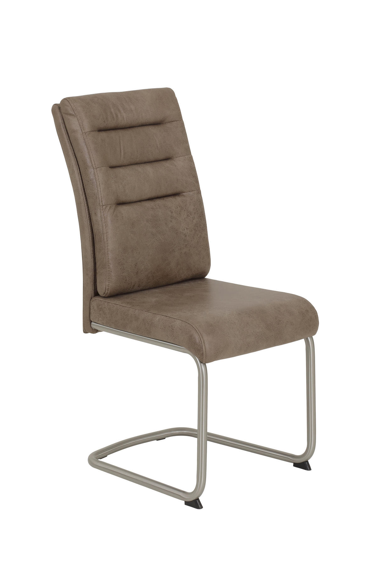 TISCHGRUPPE Schlammfarben, Sonoma Eiche  - Schlammfarben/Edelstahlfarben, MODERN, Textil/Metall (140 - 220/76/90cm) - MID.YOU