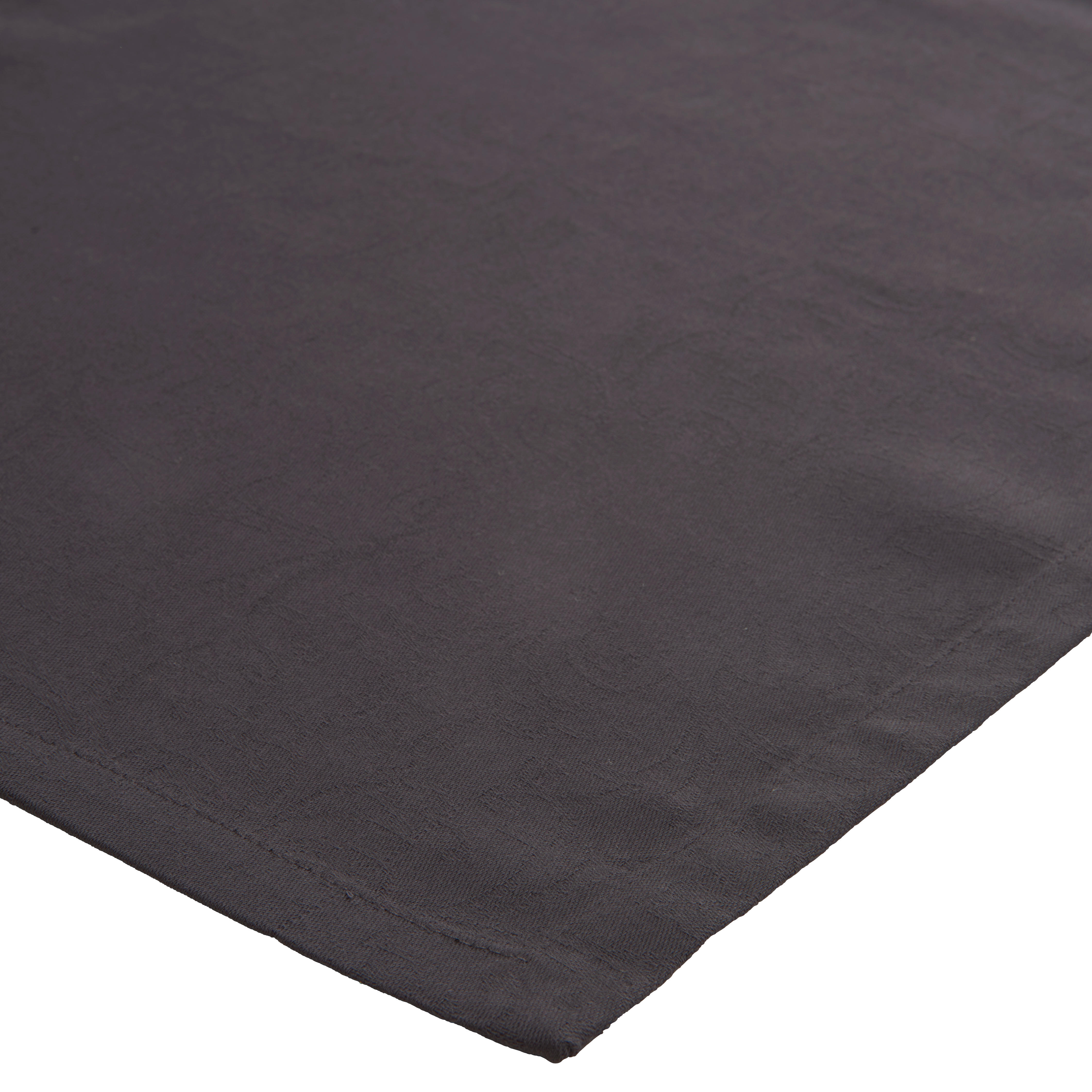 TISCHDECKE Textil Flachgewebe Anthrazit 45/150 cm  - Anthrazit, Basics, Textil (45/150cm) - Novel