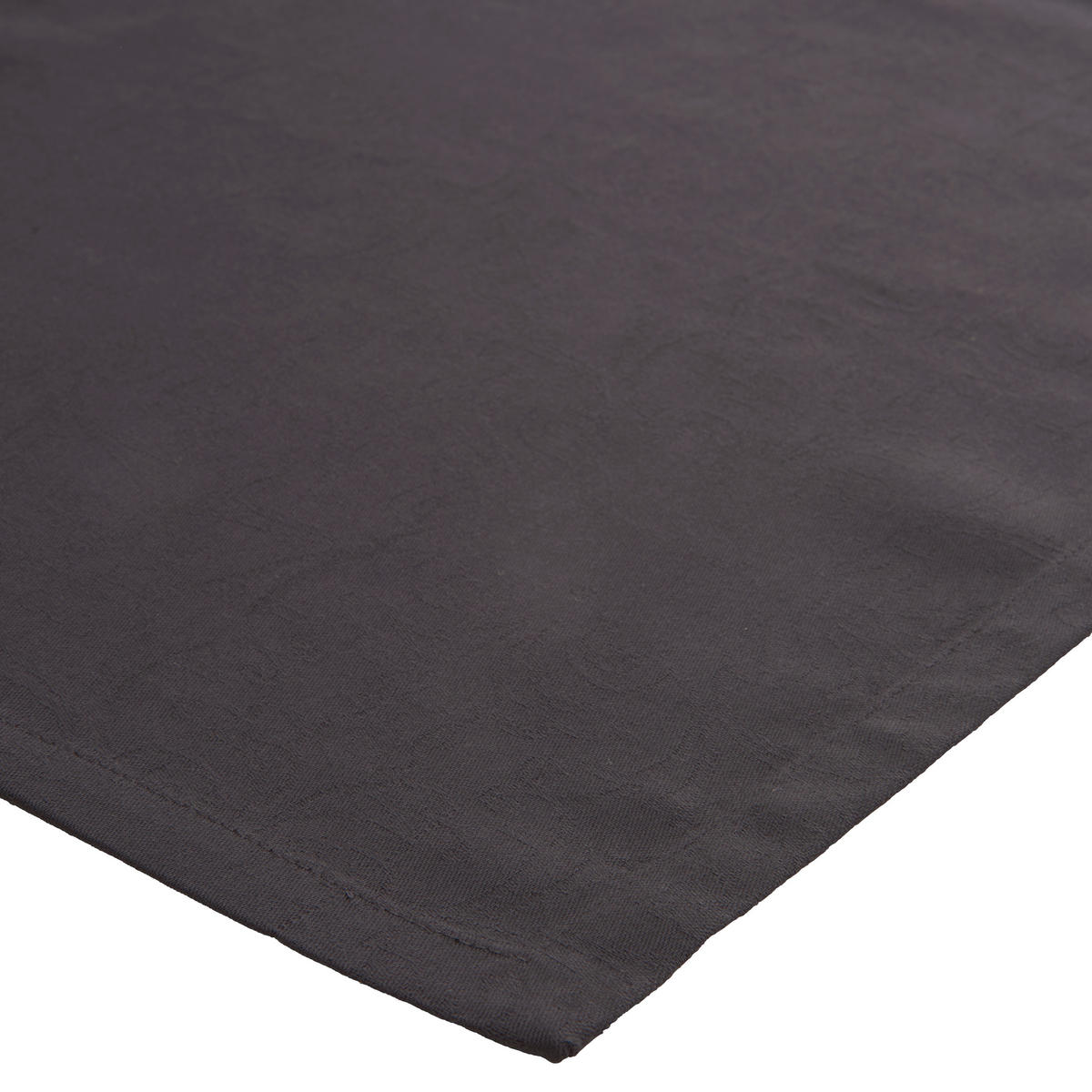 TISCHDECKE Textil Flachgewebe Anthrazit 45/150 cm  - Anthrazit, Basics, Textil (45/150cm) - Novel