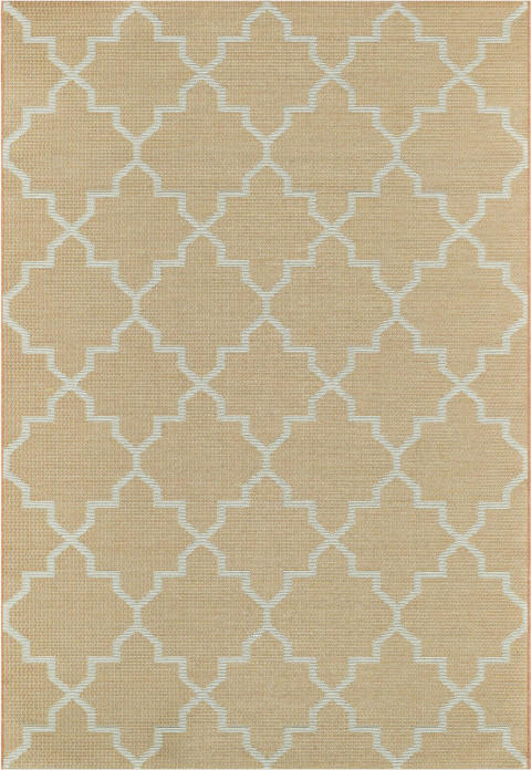 FLACHWEBETEPPICH  Wohnzimmer 160/230 cm Amalfi Gelb, Weiß, Rostfarben rechteckig  - Rostfarben/Gelb, KONVENTIONELL, Textil (160/230cm) - Novel