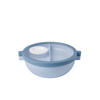 BENTOBOX - Transparent/Hellblau, KONVENTIONELL, Kunststoff (24/20,7/8,5cm) - Mepal