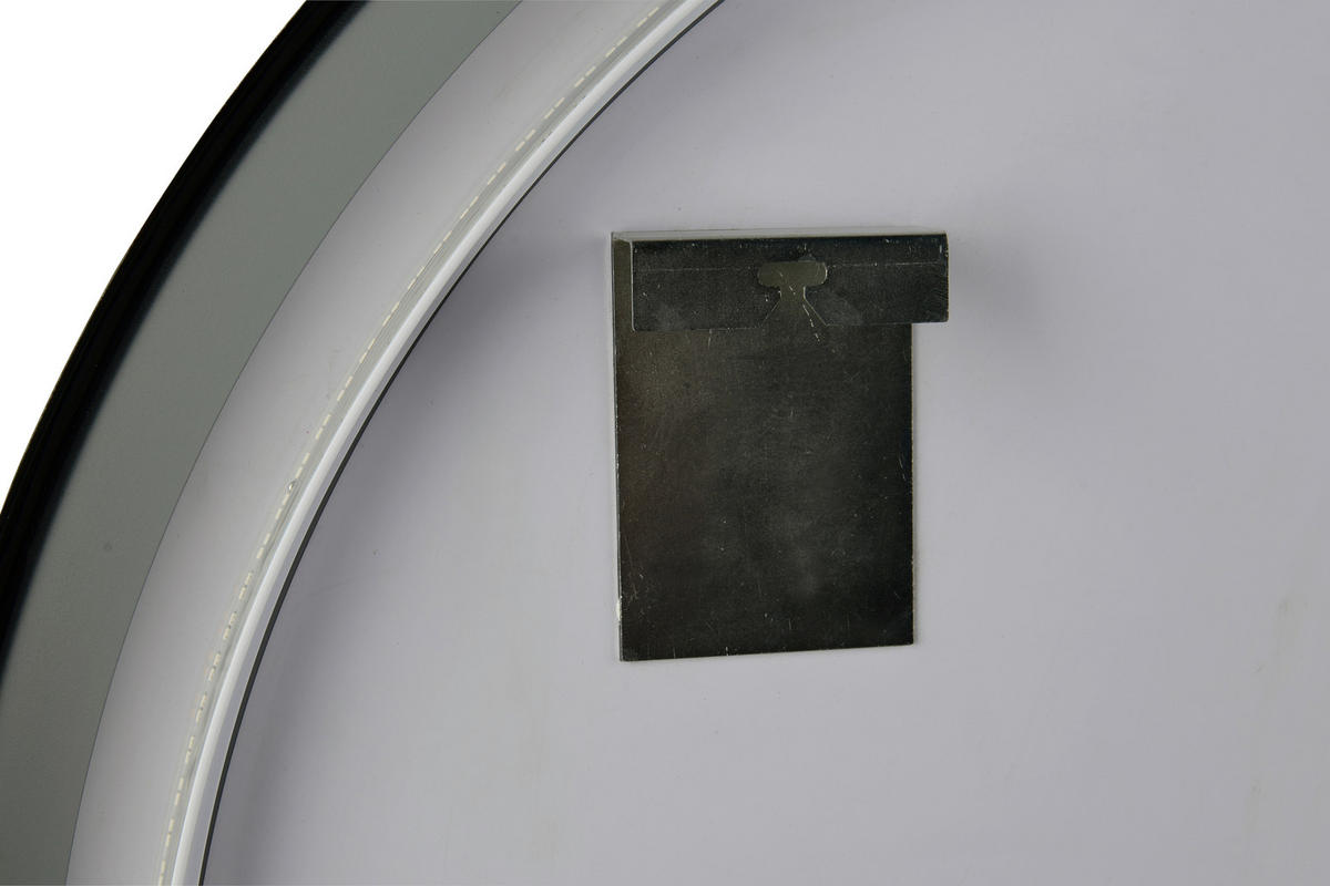 LEUCHTSPIEGEL 80/80/4 cm  - Schwarz, Trend, Glas/Metall (80/80/4cm) - Boxxx