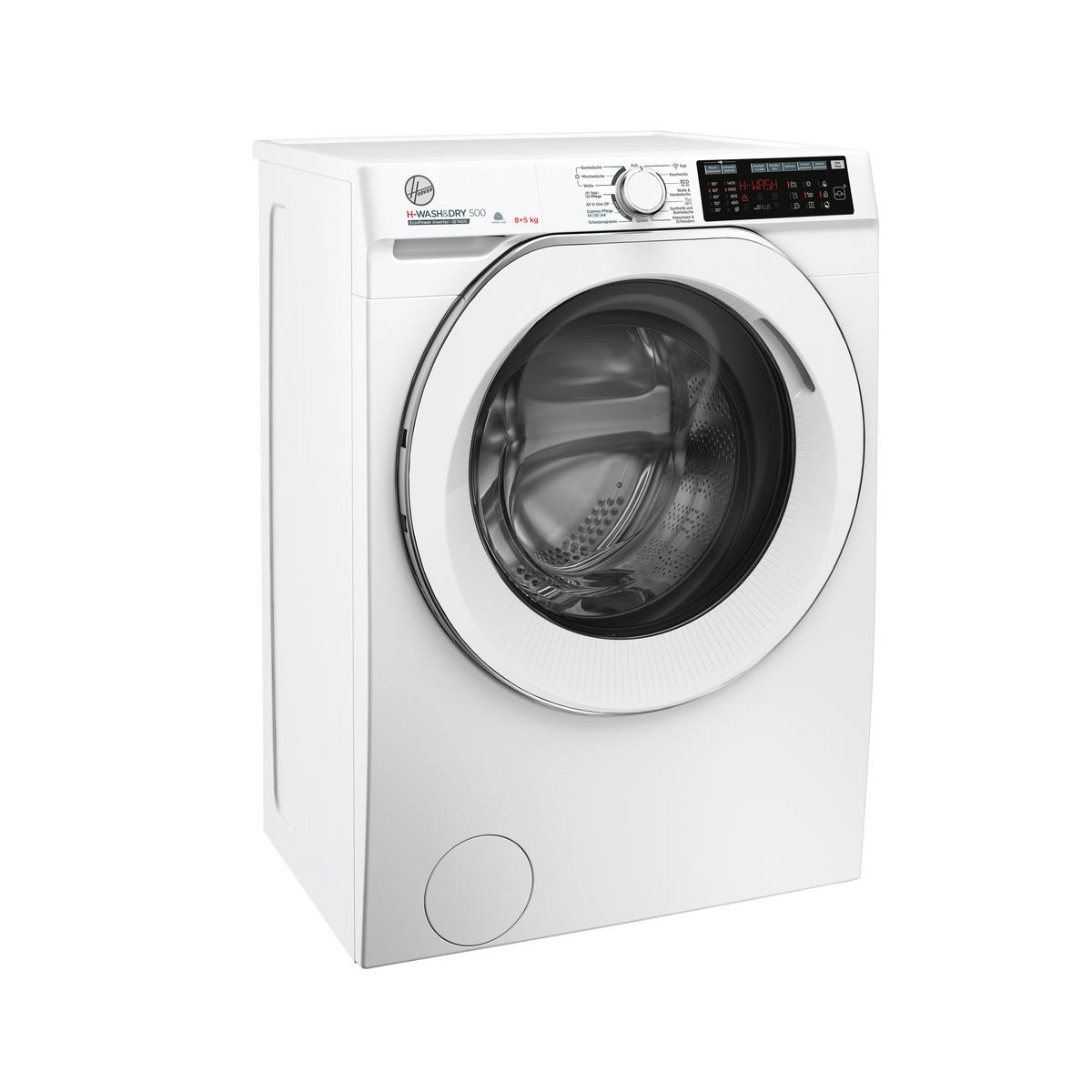 WASCHTROCKNER HDQ 485AMC-84  - Weiß, Basics, Glas/Kunststoff (60/85/53,00cm) - Hoover
