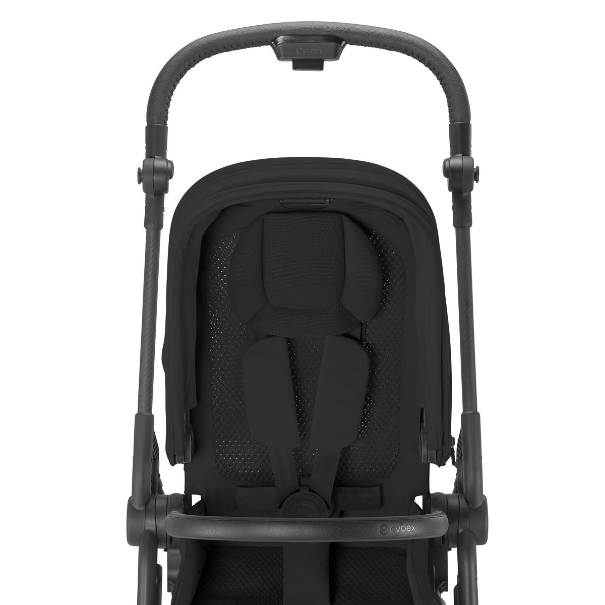 KINDERWAGEN  Melio Carbon  Magic Black  - Schwarz, Basics, Textil/Metall (82-91/49/96,5-107cm) - cybex GOLD