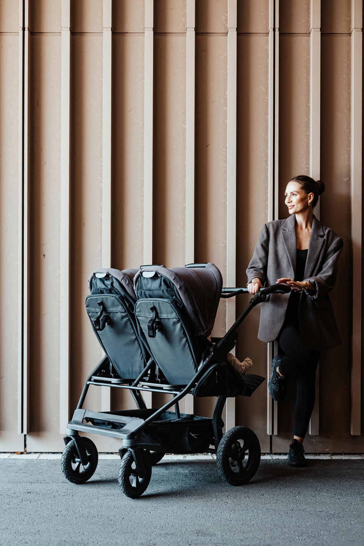 ZWILLINGSWAGEN  - Anthrazit, Basics, Metall (78,5/110/108cm) - TFK