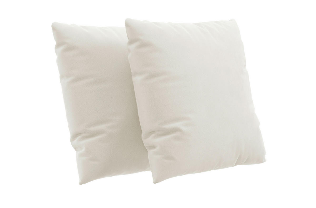 ZIERKISSEN FABIO E 2-teilig 50/50 cm  - Elfenbein, MODERN, Textil (50/50cm) - Sit & More