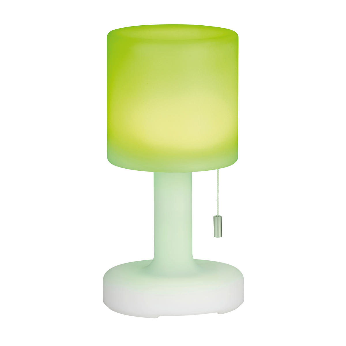 AKKU-TISCHLEUCHTE Termoli 2er Set 13/25 cm   - Weiß, KONVENTIONELL, Kunststoff (13/25cm)