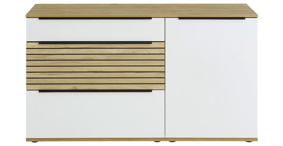 SIDEBOARD 150/85/40 cm  - Eichefarben/Schwarz, KONVENTIONELL, Holzwerkstoff/Kunststoff (150/85/40cm) - Venda