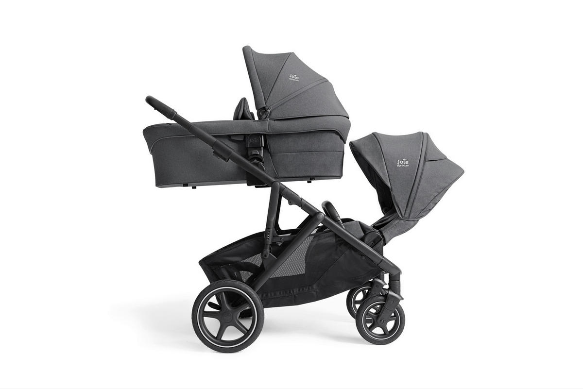 KINDERWAGENSET  Versiti 4in1  Ebony  - Blaugrau/Schwarz, Basics, Textil/Metall (64/109/114cm) - Joie