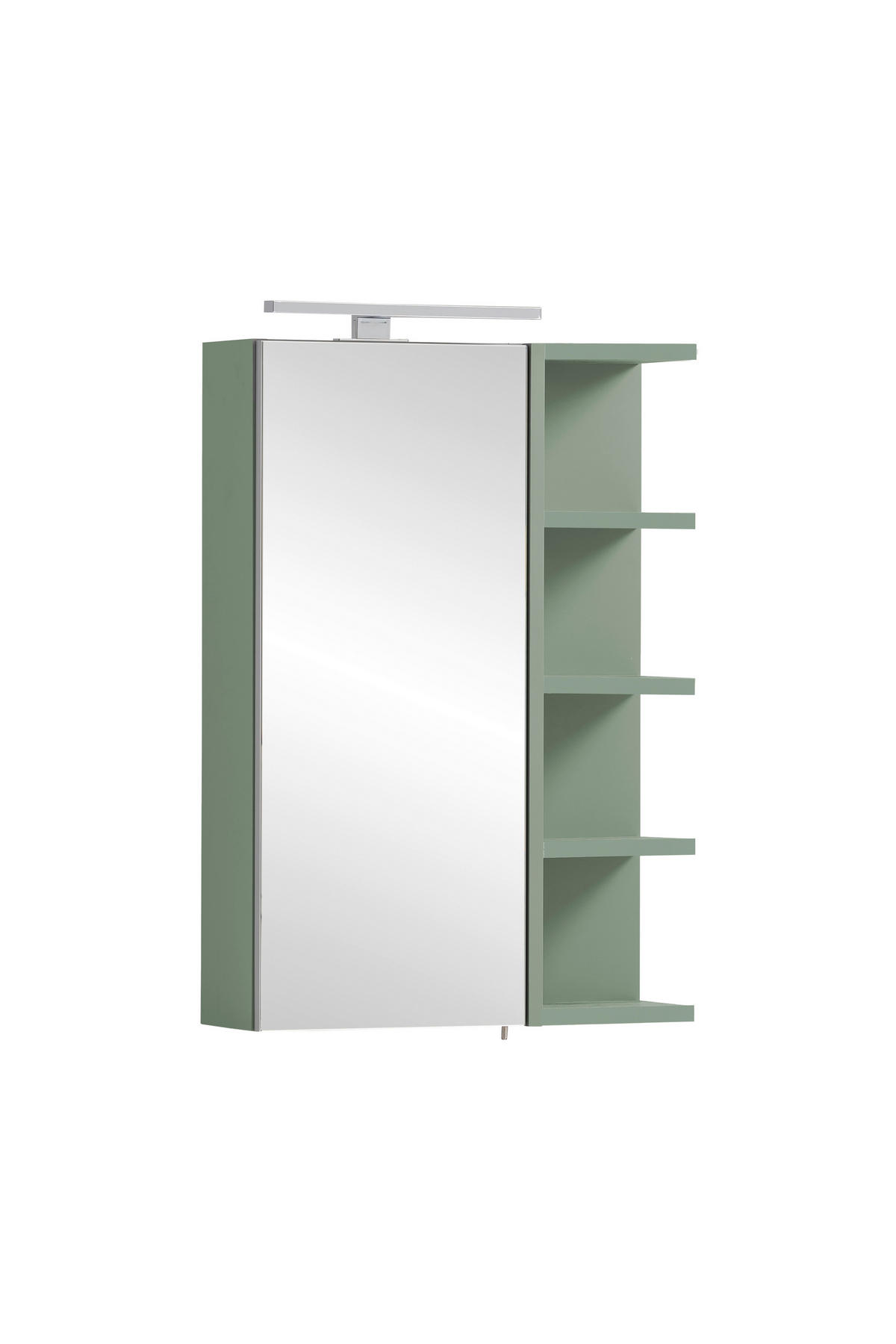 SPIEGELSCHRANK 49,7/74,8/16 cm  - Transparent/Silberfarben, Natur, Glas/Holzwerkstoff (49,7/74,8/16cm) - Stylife