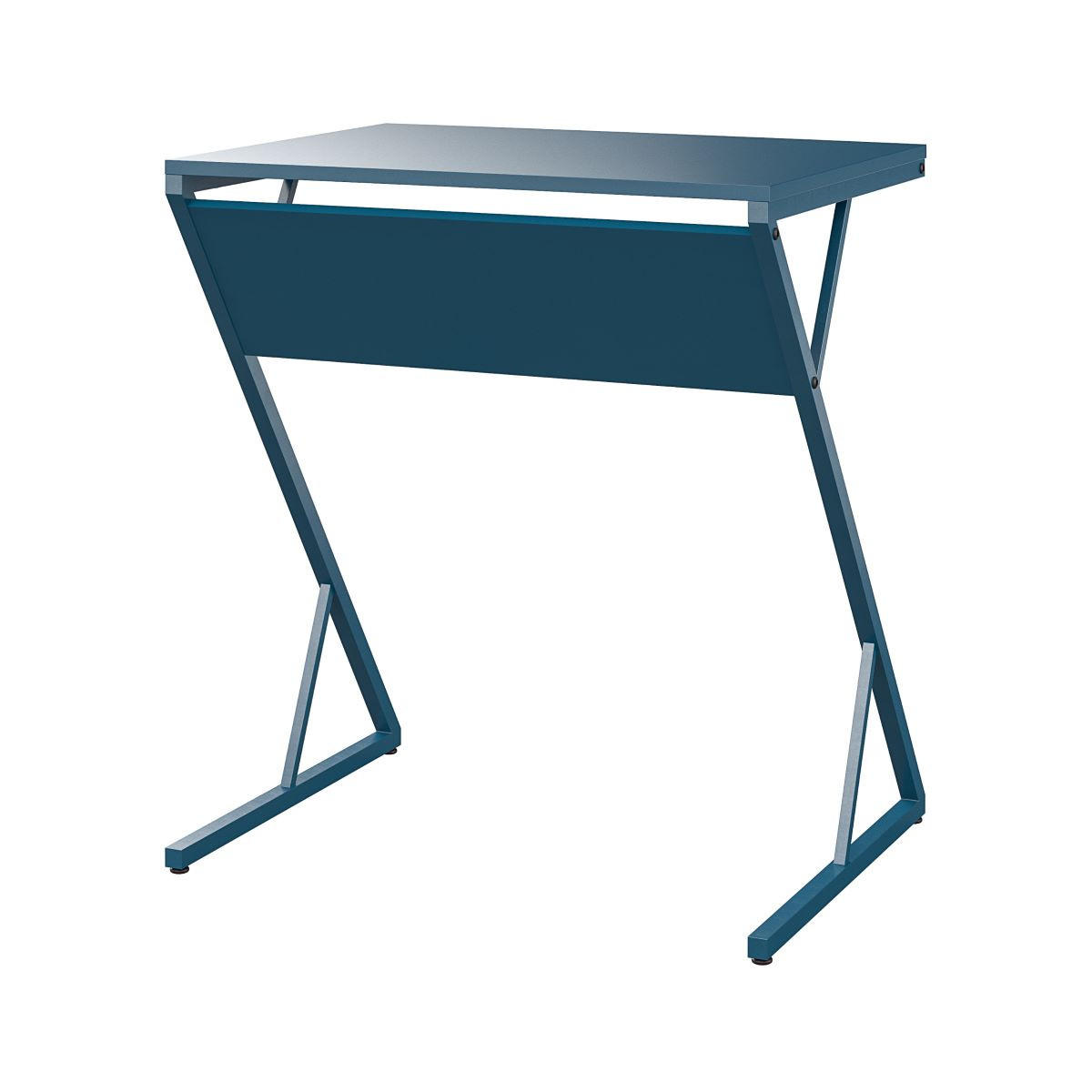 SCHREIBTISCH 64/72/49 cm  in Blau  - Blau, Design, Holzwerkstoff/Metall (64/72/49cm) - MID.YOU
