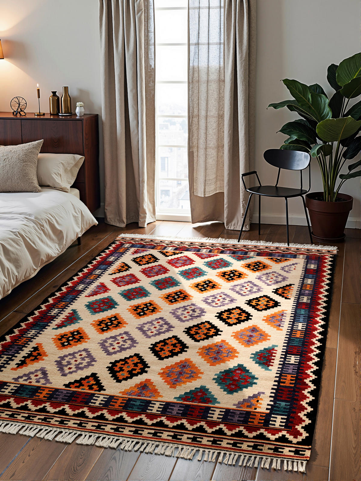 ORIENTTEPPICH 160/230 cm Kamal Creme, Multicolor  - Multicolor/Creme, Design, Textil (160/230cm)