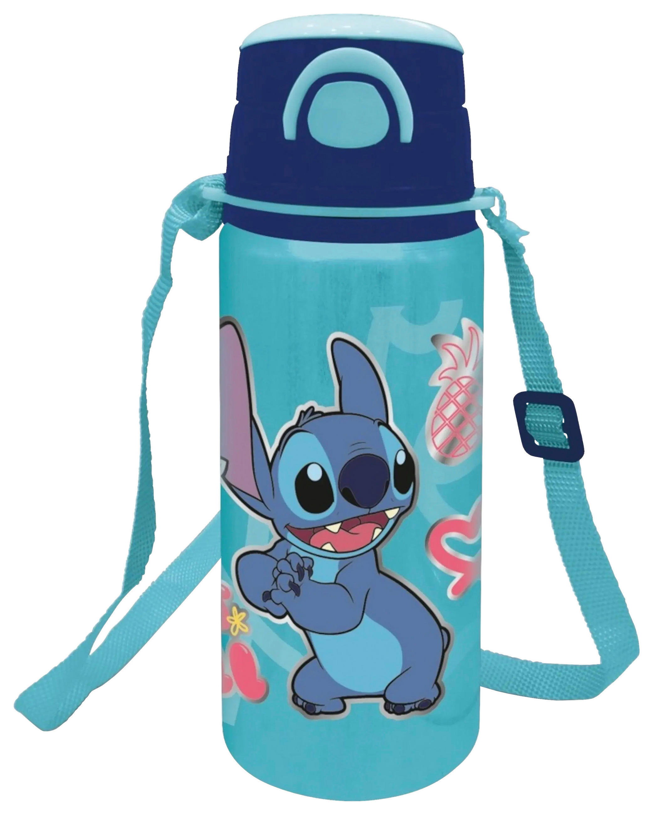 KINDERTRINKFLASCHE  - Türkis, Basics, Kunststoff/Metall (7,5/22cm) - Disney