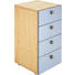 ANSTELLCONTAINER - Silberfarben/Ahornfarben, KONVENTIONELL, Holzwerkstoff/Metall (40/74,8/42cm) ANSTELLCONTAINER - Silberfarben/Ahornfarben, KONVENTIONELL, Holzwerkstoff/Metall (40/74,8/42cm)