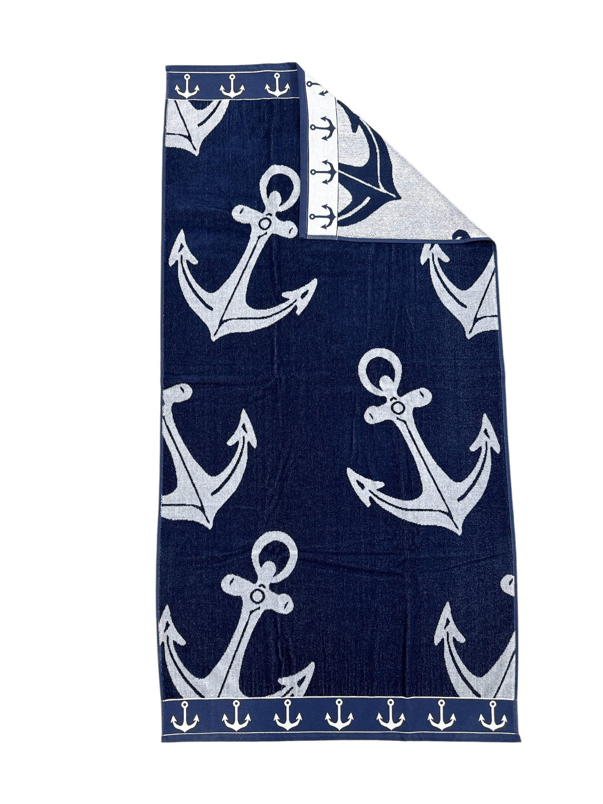 RUČNIK ZA PLAŽU 80/160/160 cm , tamno plava  Beach towel 80x160 cm anchor  - tamno plava, Konvencionalno, tekstil (80/160/160cm) - Esposa