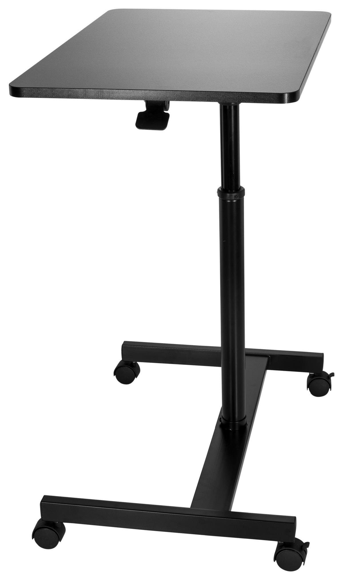STOJEČI PULT - črna, Basics, kovina/leseni material (70/48/80-114cm) - MID.YOU
